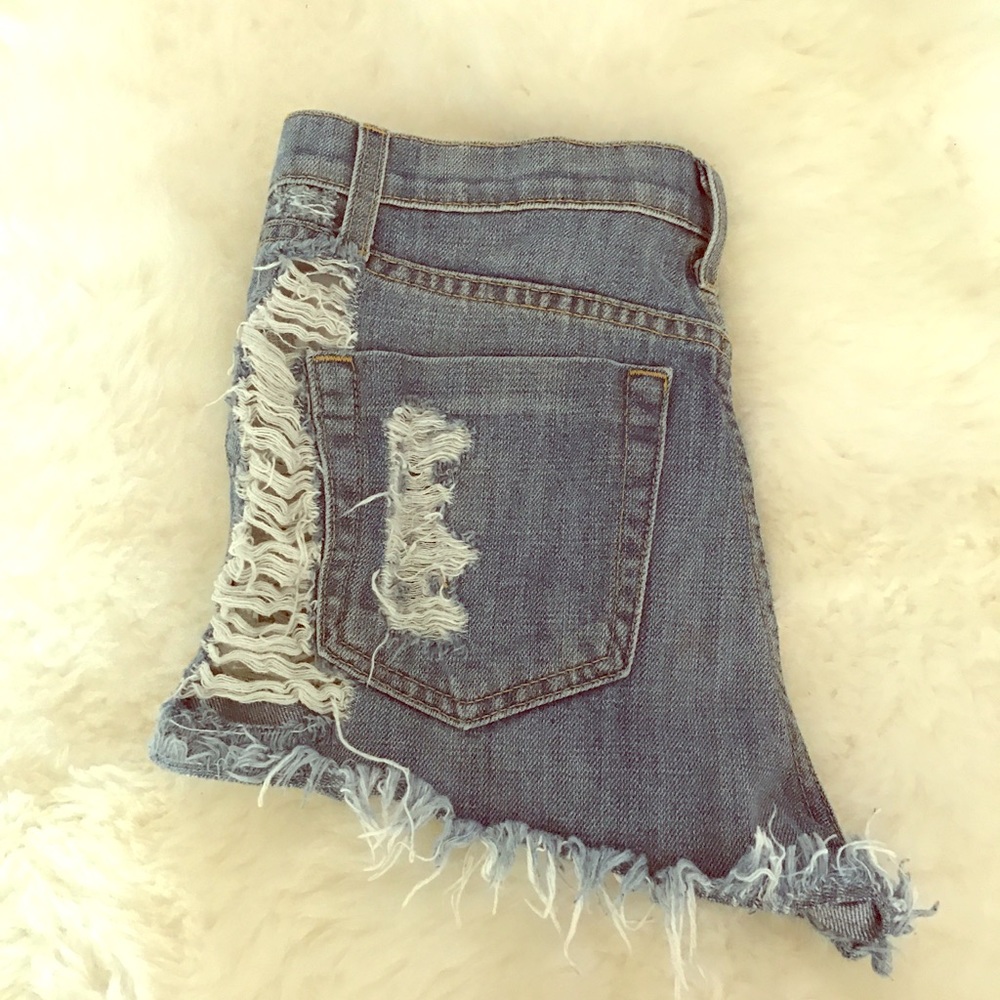 LF carmar jean shorts